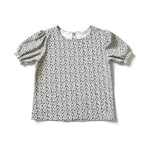 Women's Black and White Patterned Blouse size XXL NWT